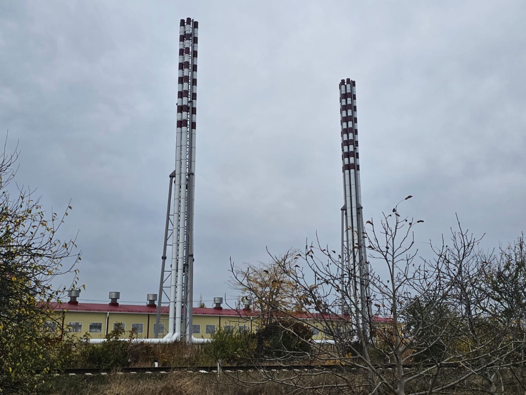 Дымоходы производства Штольф для водогрейной котельной