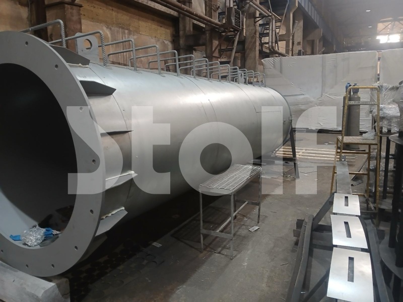 Дымовая труба самонесущая «ТДСУ-1020-16,5м-1в» с утеплением