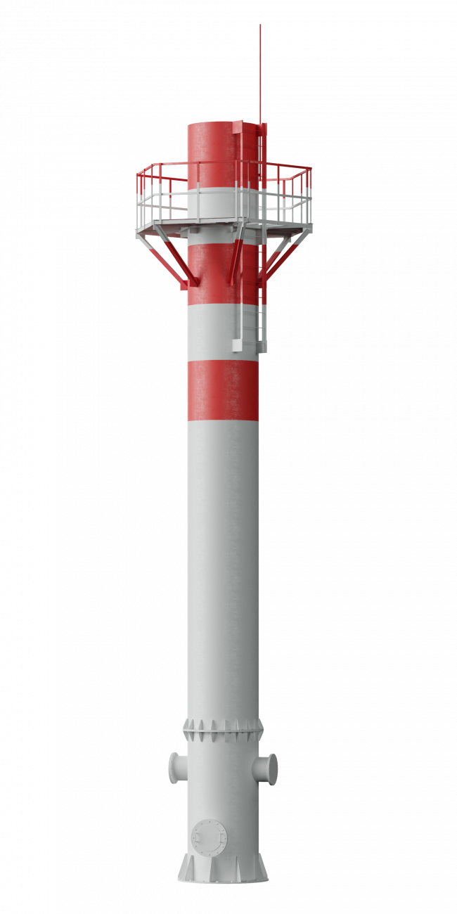 Дымовые трубы колонного типа